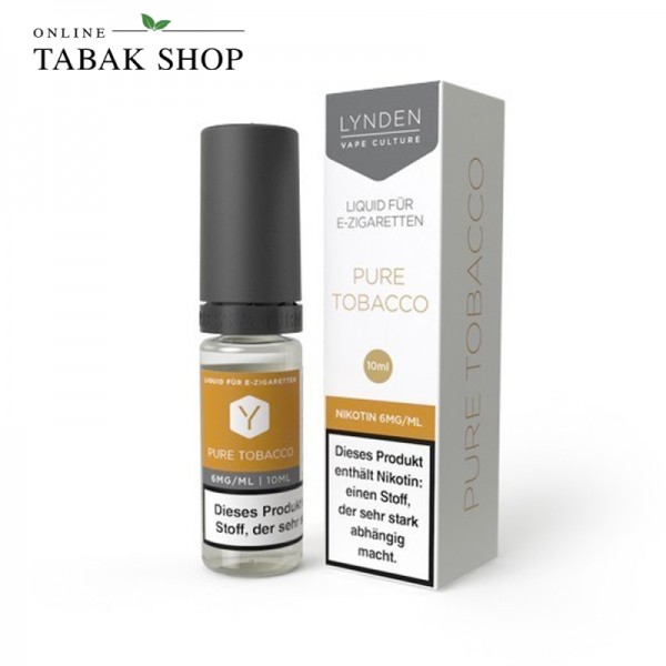 Lynden PURE TOBACCO Liquid, 70/30 VG/PG (1x 10ml)