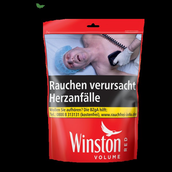 Winston Red XXL Volumen Tabak 105g Beutel