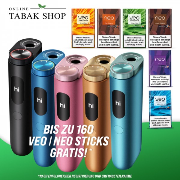 glo Hyper Pro + 160 NEO / VEO Sticks vom Hersteller