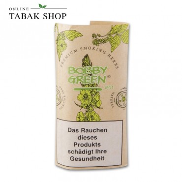 Bobby Green No.01 Premium Smoking Herbs Nikotinfrei Pouch