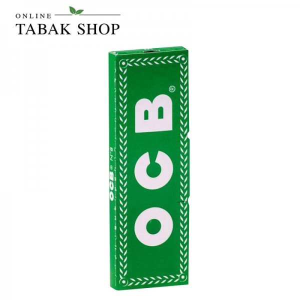 OCB Green Zigarettenpapier Blättchen (1x 50er)