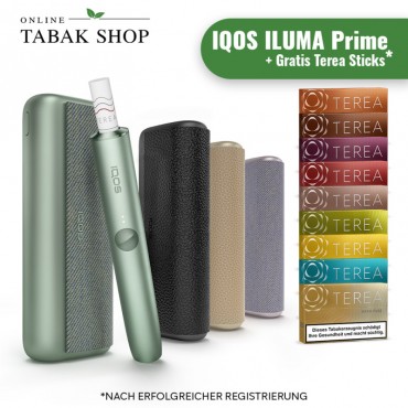 IQOS ILUMA Prime + 40 TEREA Sticks nach Registrierung* von IQOS