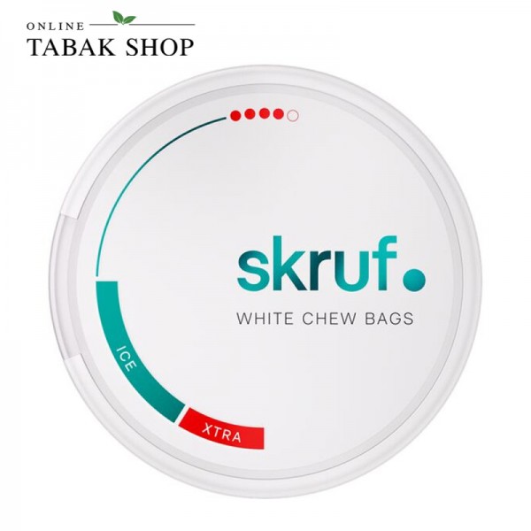 Skruf Snus Ice White Chew Bags Xtra (Bag 4) 17g Dose