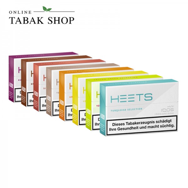 IQOS HEETS Probierpaket (8 verschiedene Sorten)