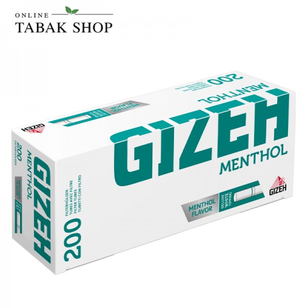 GIZEH Menthol Hülsen 200er Packung