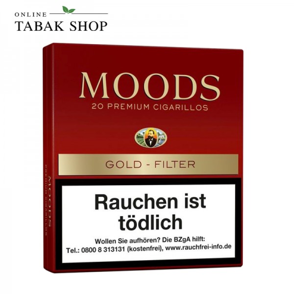 Moods Gold Filter Zigarillos 20er Schachtel