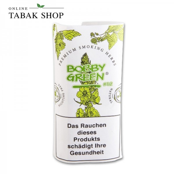 Bobby Green No.02 Damiana Premium Smoking Herbs Nikotinfrei Pouch