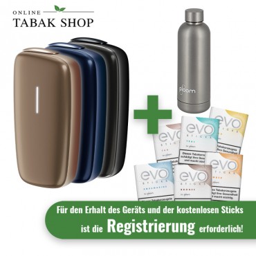 PLOOM X + Thermosflasche + bis zu 80 EVO Sticks nach Registrierung* von PLOOM