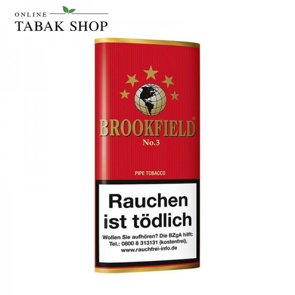 Brookfield No.3 Pfeifentabak 50g Pouch
