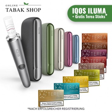 IQOS ILUMA + bis zu 40 TEREA Sticks nach Registrierung* von IQOS