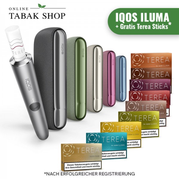 IQOS ILUMA + bis zu 40 TEREA Sticks nach Registrierung* von IQOS
