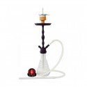Amy Deluxe Shisha Glorious 630-01 mit schwarzer Säule (80cm)