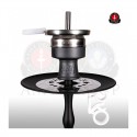 Amy Deluxe Shisha Glorious 630-01 mit schwarzer Säule (80cm)