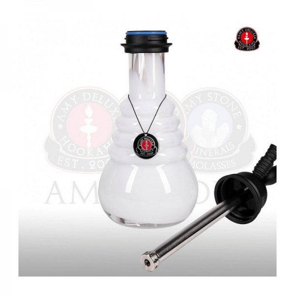 Amy Deluxe Shisha Glorious 630-01 mit schwarzer Säule (80cm)