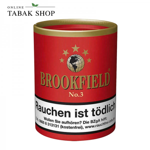 Brookfield No.3 Pfeifentabak 200g Dose