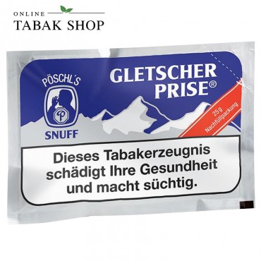 Gletscherprise Snuff (Columbia-Öl) Schnupftabak 25g Tüte