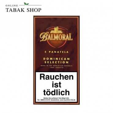 Balmoral Dominican Panatela Zigarren 5er Schachtel