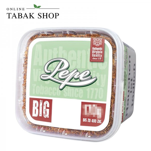 Pepe Bright Green Volumentabak 170g Eimer