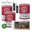 Käpt'n Barsdorf´s Bester Pfeifentabak (nach Wahl) (3 x 160g) + 100 Pfeifenreiniger + 2 Sturmfeuerzeuge