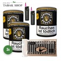 Käpt'n Barsdorf´s Bester Pfeifentabak (nach Wahl) (3 x 160g) + 100 Pfeifenreiniger + 2 Sturmfeuerzeuge