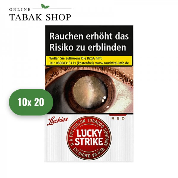 Lucky Strike Original Red Zigaretten OP (10 x 20er)