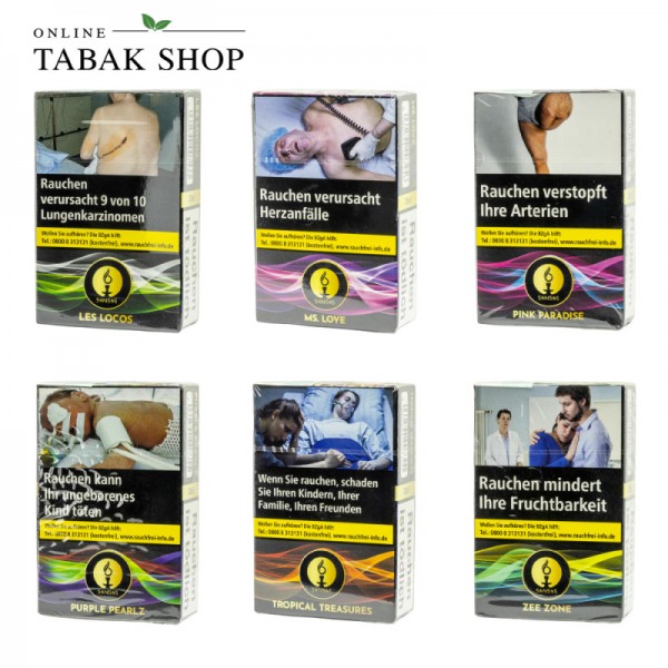 Six Senses Shisha Tabak, Sorte wählbar! (1x 20g) Schachtel