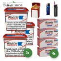 Benson & Hedges Volumentabak Red (3 x 255g) + 1.000 Hülsen (nach Wahl) + 1 Sturmfeuerzeug + 1 Feuerzeug + 1 Gizeh Etui