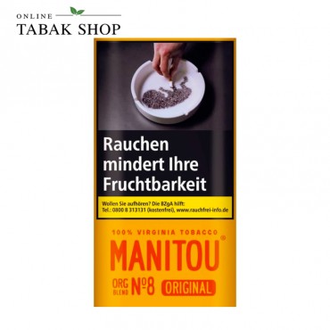 Manitou No. 8 Gold Tabak Organic Blend 30g Pouch