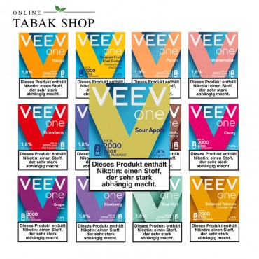 VEEV One Pod in verschiedenen 13 Sorten (20mg/ml Nikotin)