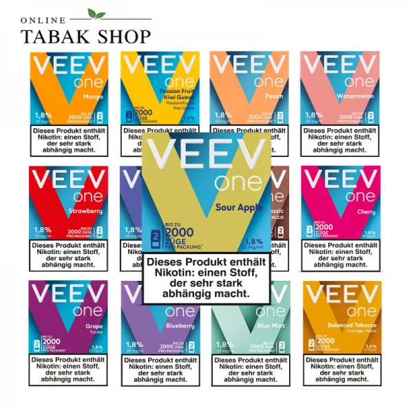 VEEV One Pod in verschiedenen 13 Sorten (20mg/ml Nikotin)