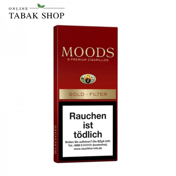 Dannemann Moods Gold Filter Zigarillos 5er Packung