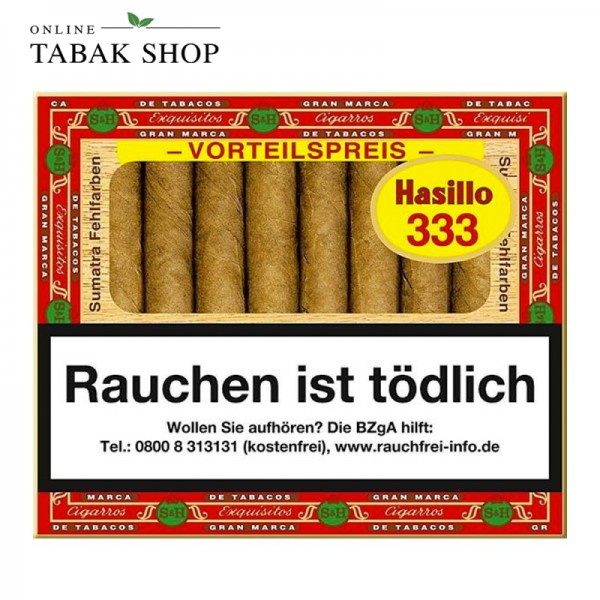 Dannemann Hasillo 333 Fehlfarben Sumatra Zigarillos 50er Schachtel