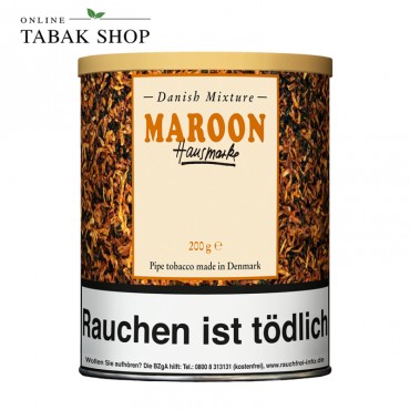 Danish Mixture Maroon Pfeifentabak 200g Dose