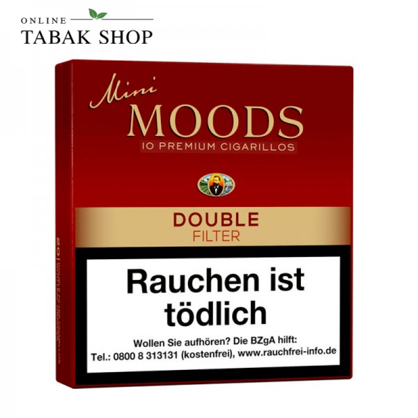 Dannemann MOODS "Mini Double Filter" Zigarillos (1x 10er)