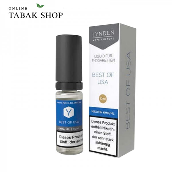 Lynden BEST OF USA Liquid, 70/30 VG/PG (1x 10ml)