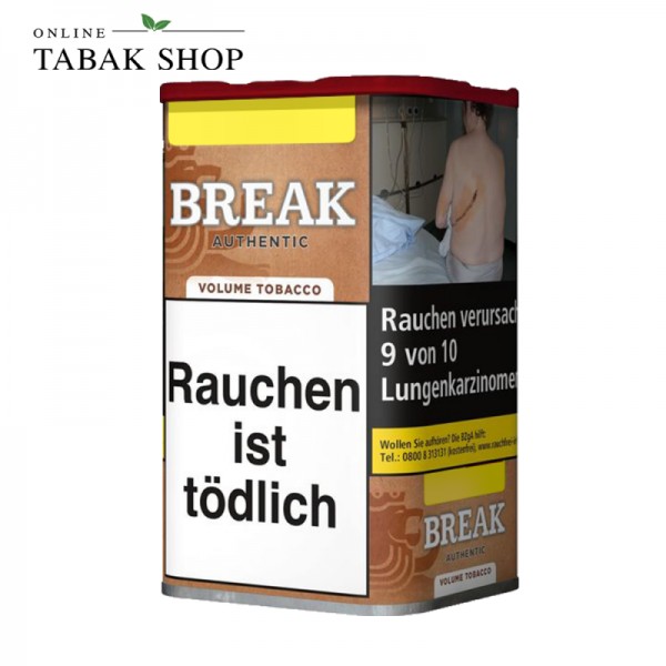 Break Authentic Volumentabak ohne Zusätze 57g Dose