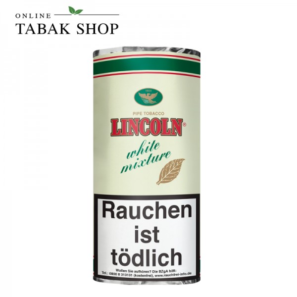 LINCOLN "White Mixture" Pfeifentabak 50g Pouch