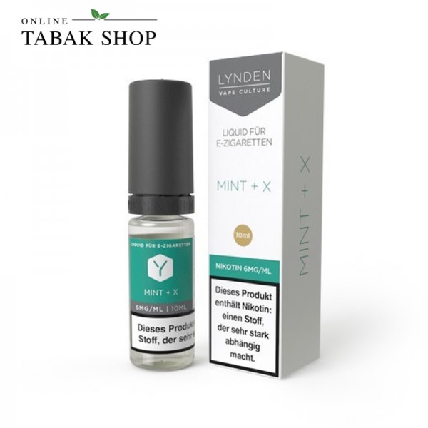 Lynden MINT & X Liquid 70/30 VG/PG 10ml Bottle