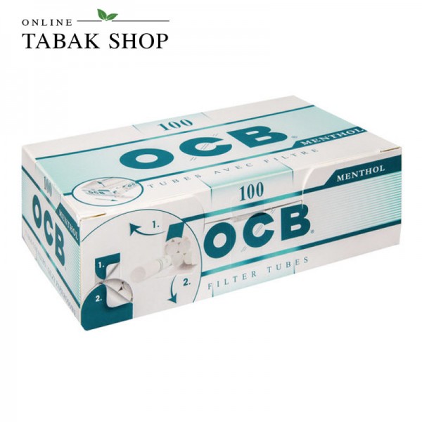 OCB Menthol Hülsen 100er Packung