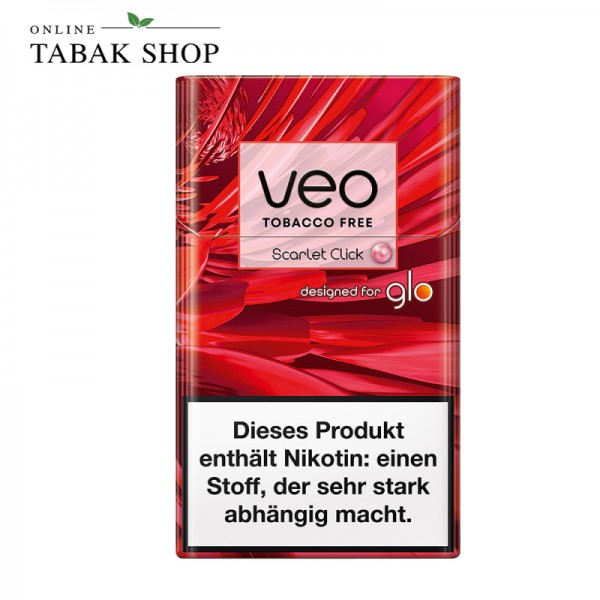 veo Scarlet Click Sticks designed for glo 20er Packung