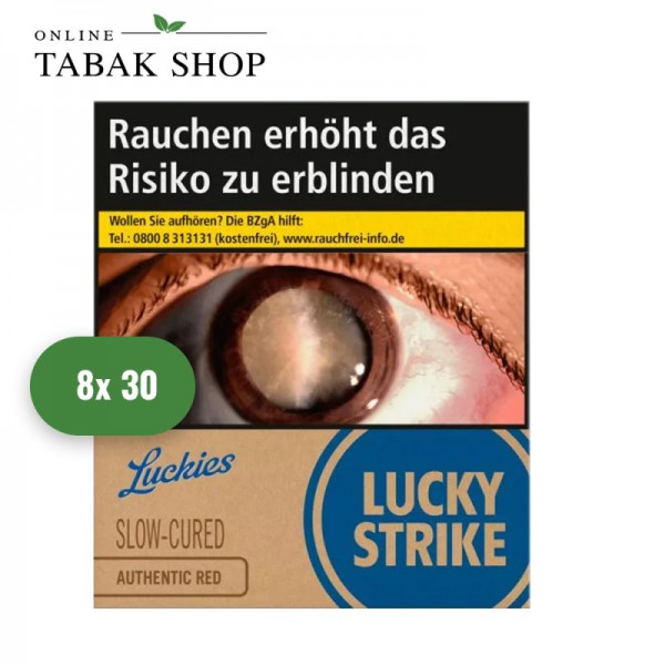 Lucky Strike Authentic Blue Zigaretten Super (8 x 30er)