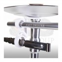 Amy Deluxe Shisha 070.02 Alu Zulu S Clear (Matt schwarze Säule) (64cm)