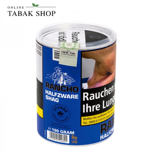 Rancho Halfzware Tabak 190g Dose