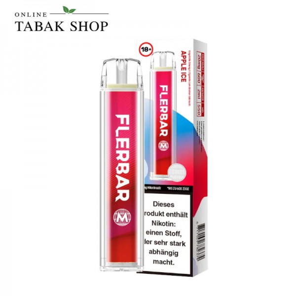 Blu Bar Einweg E-Shisha E-Zigarette (18mg/ml Nikotin, Geschmackssorte wählbar!)