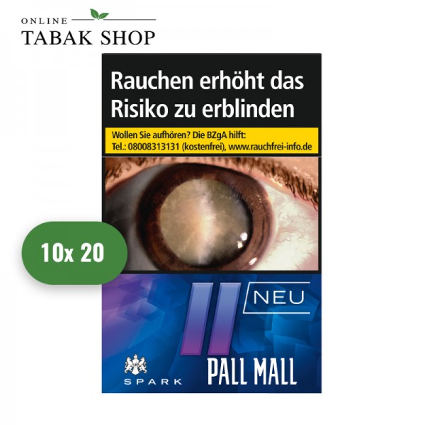 Pall Mall Spark Zigaretten OP (10 x 20er)