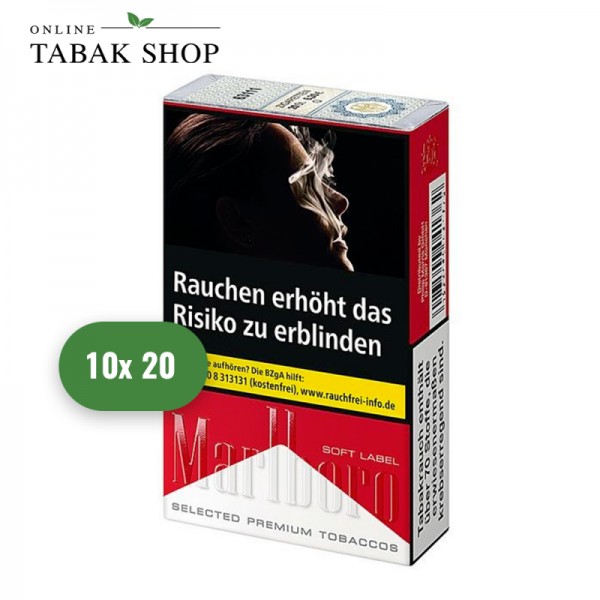 Marlboro Red "Soft Label OP" Zigaretten (10 x 20er)