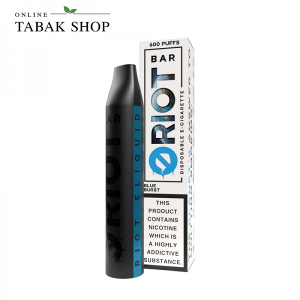 Riot Bar Vape Einweg E-Zigarette | alle Sorten | 20mg/ml Nikotin