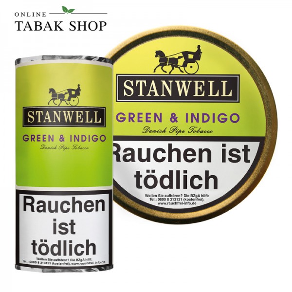 Stanwell Green & Indigo Pfeifentabak (Bitte Grammatur wählen)