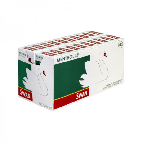Swan Menthol Filter Tips Extra Slim 5,7 mm (1x 120er)