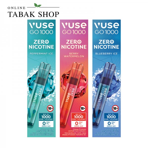 Vuse Go 1000 Vape ohne Nikotin (Bitte Sorte wählen!)